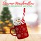 4E's Novelty Snowman Marshmallows & Peppermint Spoons 48 Pcs (24 Each) - Candy Cane Spoons for Hot Chocolate Toppers, Fun Marshmallow Toppers for Hot Chocolate &, Vanilla/Peppermint Candy Cane Spoon